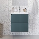 BelBagno Тумба с раковиной Uno mini 70 подвесная Голубой матовый с раковиной BB-8099-3-70 – картинка-23