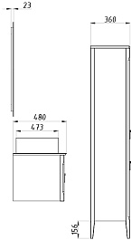 ASB-Woodline Тумба под раковину Рома 100С белая – фотография-8