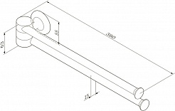 Am.Pm Полотенцедержатель Like A8032600 – фотография-3