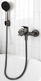 Tokito Смеситель для ванны MITSUISHI вороненая сталь TOK-MIT-1014GM – фотография-1