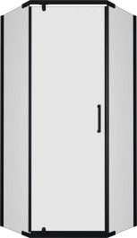 Triton Душевой уголок Дека-Блэк 90/90 Щ0000059783 – фотография-2