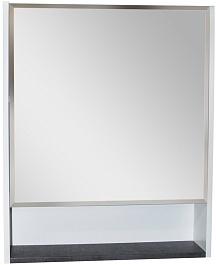 Mixline Зеркальный шкаф Сура 60 R белый/графит – фотография-1