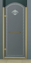 Cezares Душевая дверь в нишу RETRO-A-B-1-90-CP-Br-L – фотография-1