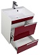 Aquanet Тумба с раковиной "Тиволи 60" бордо – картинка-18