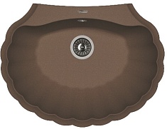 Florentina Мойка гранитная Гребешок мокко