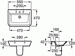 Roca Раковина Gap 327475000 – фотография-2