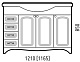 Corozo Тумба с раковиной Классика 120 – фотография-9