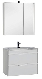 Aquanet Комплект мебели "Тулон 85" белый (183627) – фотография-1