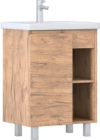 Vigo Тумба c раковиной Milos 600-1-0 дуб золотой