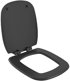 Ambassador Сиденье для унитаза Diamond черное матовое – фотография-1