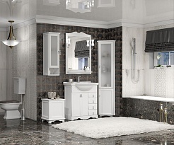 Opadiris Тумба с раковиной Клио 70 белый матовый – фотография-2