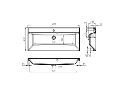 BelBagno Тумба с раковиной Vittoria 100 подвесная Bianco Opaco – фотография-10