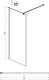Ambassador Душевая перегородка Walk-In 80 15033224 – фотография-8