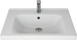 Dreja Тумба с раковиной Big Inn 65 подвесная белая – фотография-12