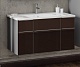  Мебель для ванной Кристалл 90 титан/коричневый – картинка-11