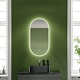 Sancos Зеркало Oval 45/90 с фоновой подсветкой OV45C – фотография-9