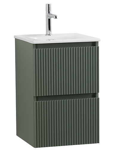 BelBagno Тумба с раковиной Uno mini 40 подвесная Еловый матовый с раковиной BB-8099-3-40 – фото-1