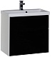 Aquanet Мебель для ванной "Латина 70" черная 2 ящика (181084) – картинка-10
