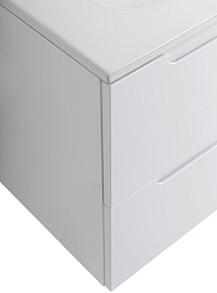 BelBagno Тумба с раковиной Etna 100 L подвесная Bianco Lucido – фотография-12