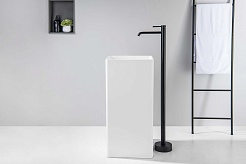 Aquatek Напольный смеситель для раковины Европа AQ1309MB матовый черный – фотография-2