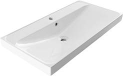 Aquanet Мебель для ванной Джейн (Flat) 90 Flash подвесная бежевая матовая – фотография-10