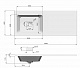 Misty Мебель для ванной Коломбо 120 L под стиральную машину дуб галифакс/антрацит – картинка-27