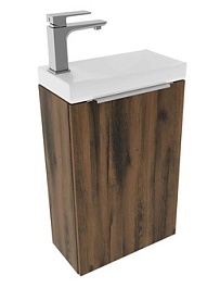 Зов Тумба с раковиной Монови Слим 40 подвесная аттик – фотография-1