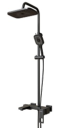 Mixline Душевая стойка 553217 чёрная – фотография-1
