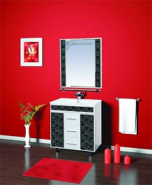 Misty Тумба для умывальника Брида 75 спираль – фотография-2