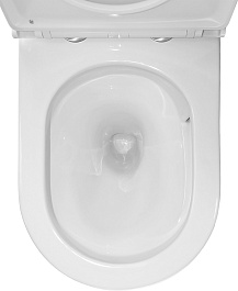 Azario Унитаз-компакт Margo AZ-2125-UQ1 безободковый с бачком с сиденьем микролифт белый – фотография-12