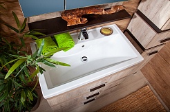 Бриклаер Мебель для ванной Техас 80 дуб кантри/венге – фотография-6