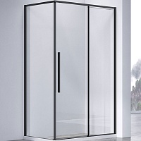 Vincea Душевой уголок Slim-N 140x90 VSR-4SN9014CLB профиль черный стекло прозрачное