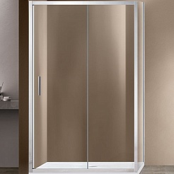 Vincea Душевой уголок Garda 140x100 VSR-1G1014CL профиль хром стекло прозрачное – фотография-2