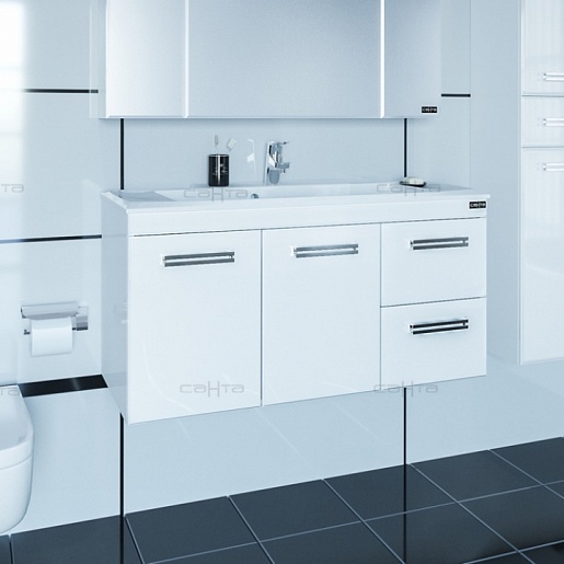 СанТа Тумба для умывальника Меркурий 100 – фото-1