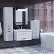 Mixline Мебель для ванной Стив 80 L подвесная белая – фотография-17