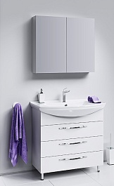 Aqwella Мебель для ванной Аллегро 85, напольная – фотография-3