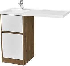 Акватон Тумба под раковину Лондри 40 дуб рустикальный – фотография-4