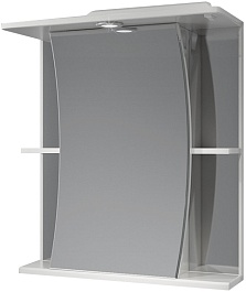 Какса-а Зеркальный шкаф Парус 62 с подсветкой – фотография-1