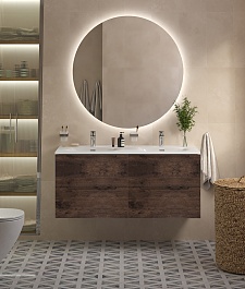 BelBagno Тумба под раковину Etna 120 с 4 ящиками Rovere Moro – фотография-12