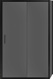 Vincea Душевой уголок Garda 120x90 VSR-1G9012CGB профиль черный стекло тонированное – фотография-1