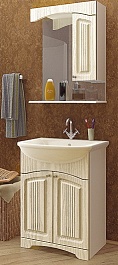 Mixline Мебель для ванной Крит 55 патина золото – фотография-1