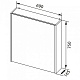 Aquanet Зеркало-шкаф Палермо 70 – картинка-15