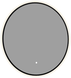 Aquanet Зеркало Контур 60x60 Led TX с подсветкой черное – фотография-2
