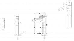 Bravat Смеситель для раковины Source Black F1173218BW-A9-ENG – фотография-2