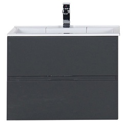 Aquanet Тумба с раковиной "Алвита 70" серый антрацит – фотография-5