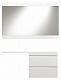 Style Line Мебель для ванной подвесная Даллас 130 Люкс R, белая PLUS	 – картинка-26