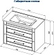 Aquanet Мебель для ванной Бостон New 80 Flat подвесная белый сатин – картинка-52