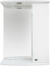 Misty Зеркальный шкаф Астра 50 R белый – фотография-1
