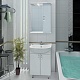 Водолей Мебель для ванной Классик 60 R белая, зеркало-шкаф с подсветкой – фотография-7