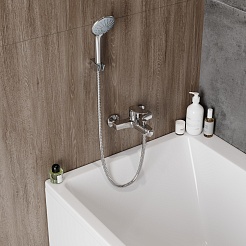 Teymi Смеситель для ванны с душем Ritta T10207 хром – фотография-9